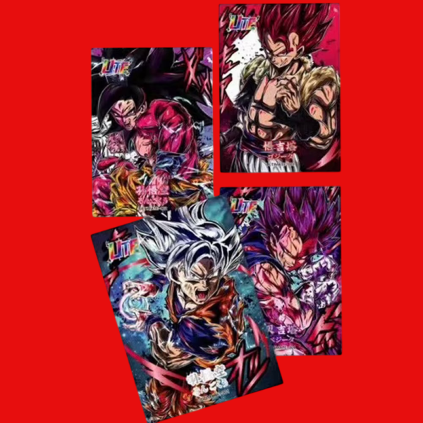 Display Akira Toriyama Lucky Card Dragon Ball : Produit dérivé officiel chinois en hommage à Akira Toriyama avec des illustrations incroyables. Contient 12 boosters de 2 cartes + 1 booster d'une carte promo rare soit 25 cartes au total.