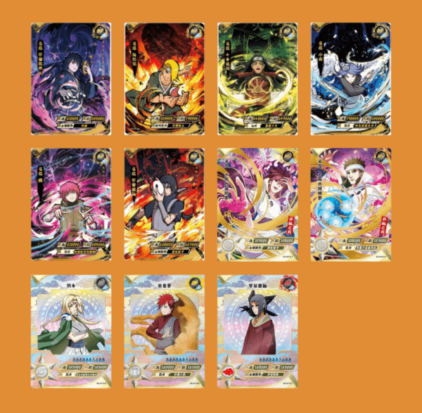 Blister pack Naruto Kayou 10 yuan série 2 Itachi LR promo + 4 boosters. Tente de drop les BP.