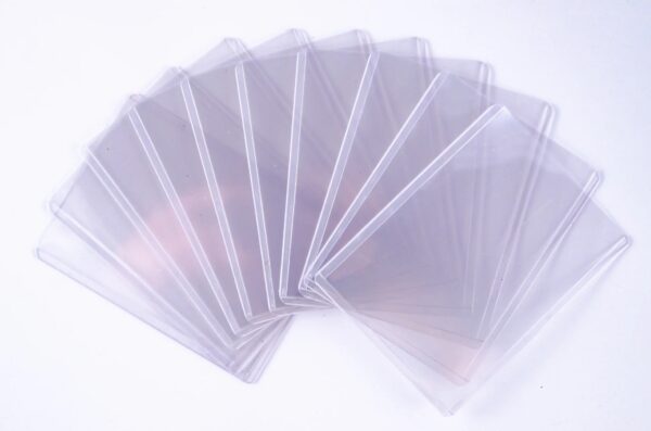 Lot Toploader x10 - Protection cartes transparents et rigides super pour bien protéger les cartes de collection rares dans le temps.