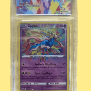 Carte Pokémon Zacian 082/185 Épée et Bouclier Voltage Éclatant gradée Collect Aura 9 Mint